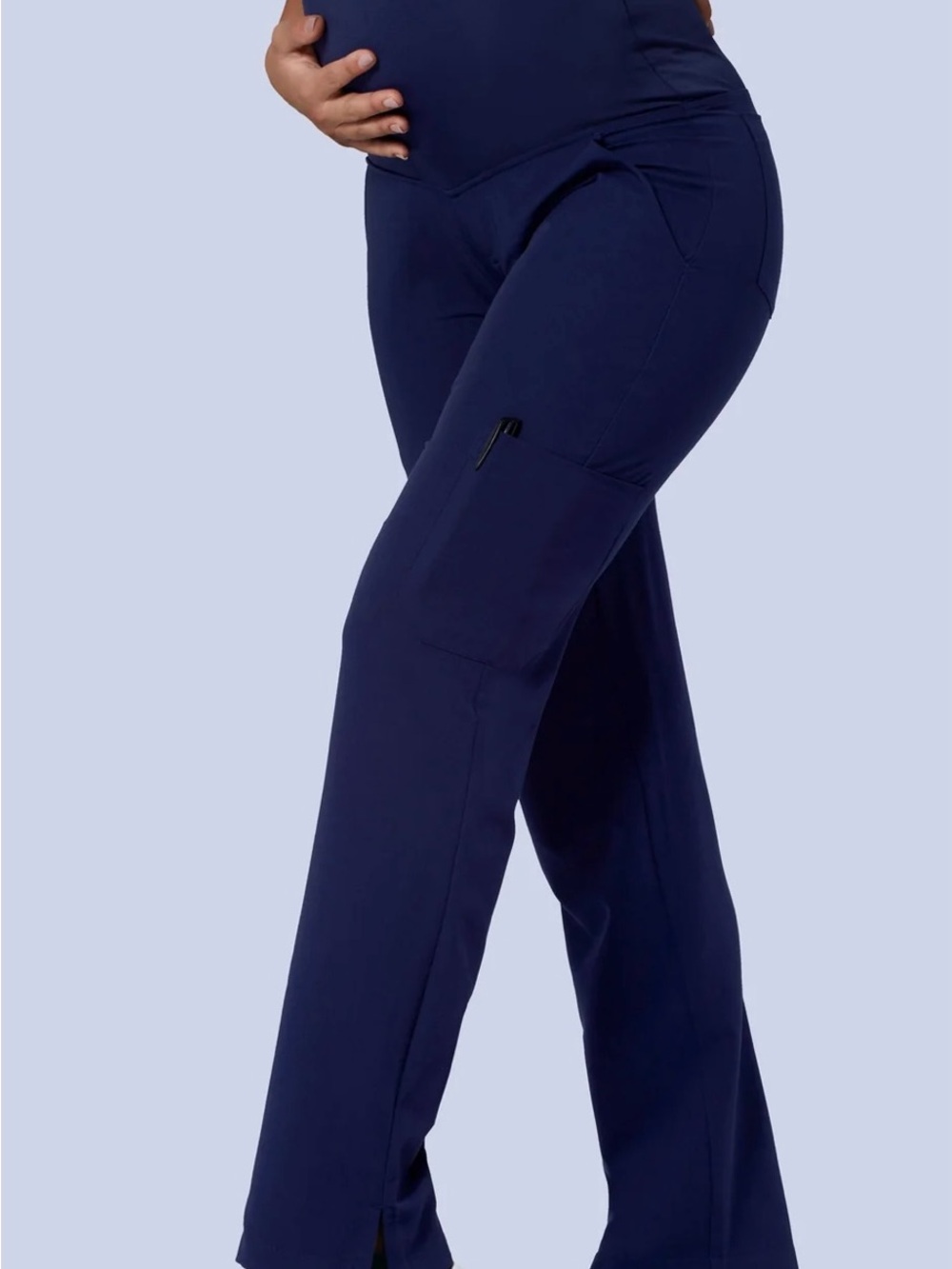Navy Maternity Mandela Scrub Pants